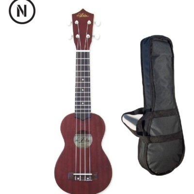 Ukelele Soprano Aria Cuerdas Aquila Caoba C/ Funda Acolchada Au1