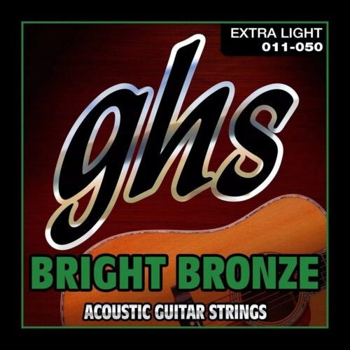 Encordado GHS para Guitarra AcusticaBRIGHT BRONZE™ - 011-050