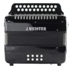 Acordeon J Meister 8 Bajos Llaves De Botones Diatonico Color Negro Bm3008Bk - Imagen 3