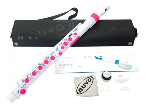 Flauta traversa N220JFPK white/pink NUVO