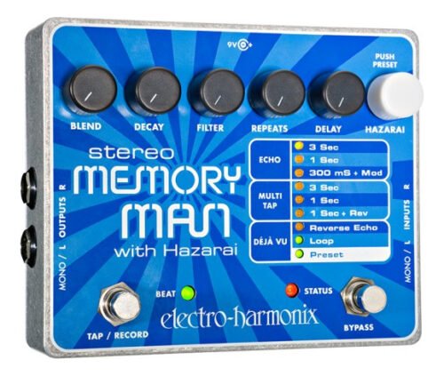 Pedal Exo STEREO MEMORY MAN WITH HAZARAI Digital Delay/Looper Electro Harmonix