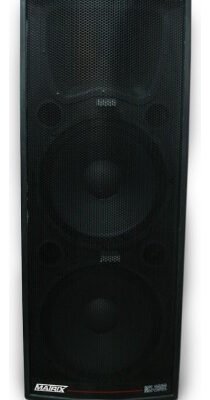 Bafle De Madera Pasivo 2X15"+Driver Mx-2502 600 Wts Rms Matrix Matmx2502-Blk-N