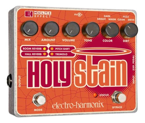 Pedal Exo HOLY STAIN Distortion/Reverb/Pitch/Tremolo Multi-Effect Electro Harmonix