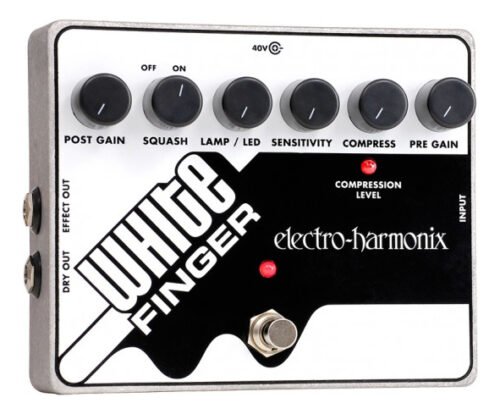 Pedal Exo WHITE FINGER Analog Optical Compressor  Electro Harmonix