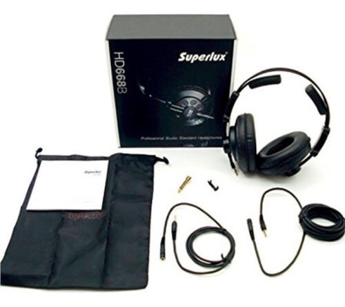 Auricular Semiabierto Superlux Hd668b + Repuesto Almohadilla - Imagen 2