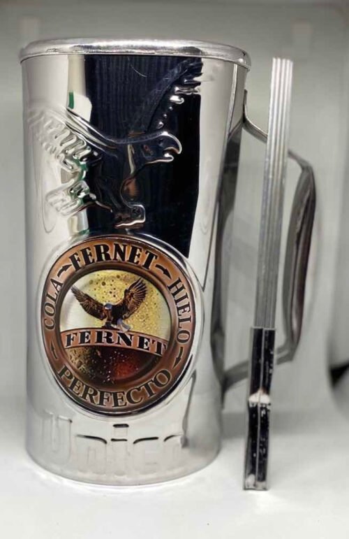 Vaso Guira Premium Fernet Único Con Raspador - Imagen 2