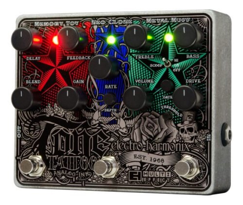 Pedal de efecto Exo TONE TATTOO Multi-effectsMetal Muff Neo Clone Memory Toy Electro Harmonix