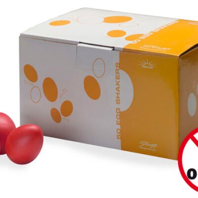 Huevos Ritmicos Stagg-Caja X 50 Unidades-Color Rojo Egg50Rdm