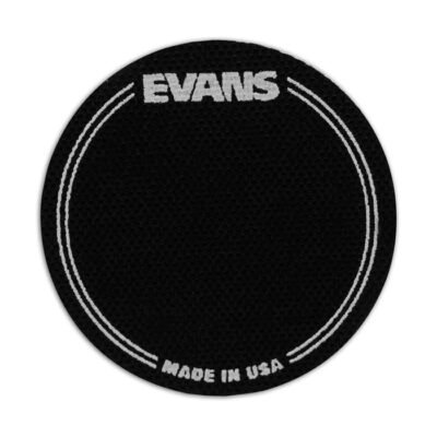 Patch Evans Negro Nylon Para Parche De Bombo X 2 Unidades Eqpb1