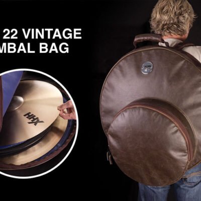 Fast 22" Funda De Platillos Sabian Vintage - No Se Remueve El Tilter - Color Marron F22Vbwn