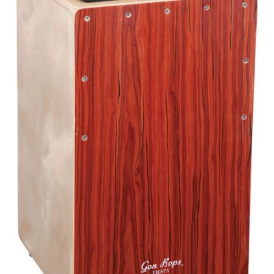 Fiesta Cajon Gon Bops Mahogany-Sistema Ajuste Bordona + Funda Fscjm