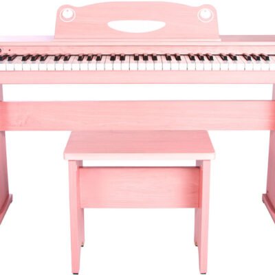 Piano Electrico Artesia Niños 61 Notas Color Rosa Fun1Pk