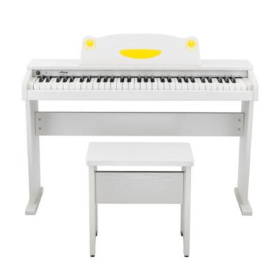 Piano Electrico Artesia Niños 61 Notas Color Blanco Fun1Wh