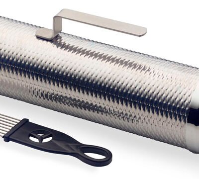 Guiro De Metal Stagg Torpedo Con Peine Raspador Gusm15