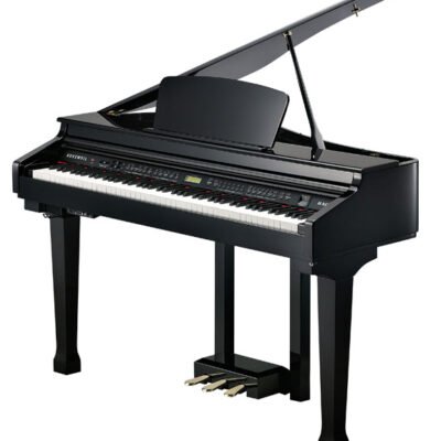 Grand Piano Kurzweil Digital 88 Notas-200 Sonidos-Bluetooth-Banqueta-Color Negro Kag100Bp