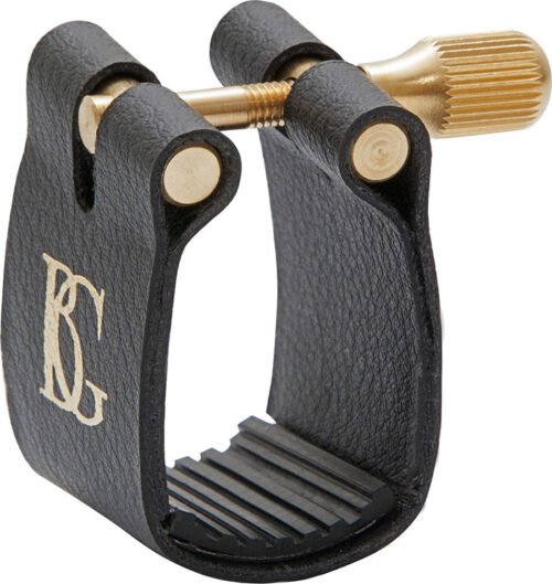 ABRAZADERA BG STANDARD PARA SAXO SOPRANO-INCLUYE CUBRE BOQUILLA