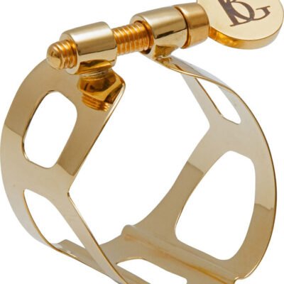 Abrazadera Bg Tradicional Para Saxo Tenor Dorada-+ Cubre Boquilla L40