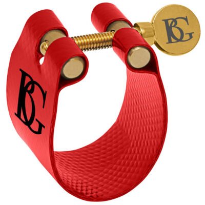 Abrazadera Bg Flex Saxo Alto Roja-+ Cubre Boquilla Lfa9