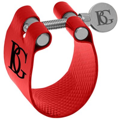 Abrazadera Bg Flex Clarinete Roja-+ Cubre Boquilla Lfb9