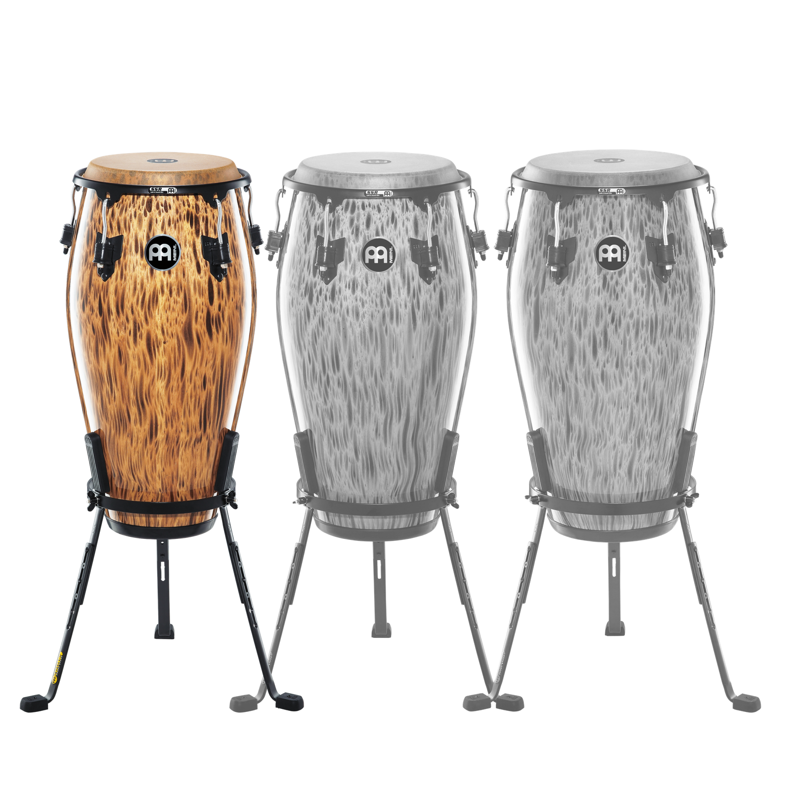 Quinto 11" Marathon Designer Series Con Soporte Color Leopard Burl Meinl Mcc11Lb Mcc11Lb