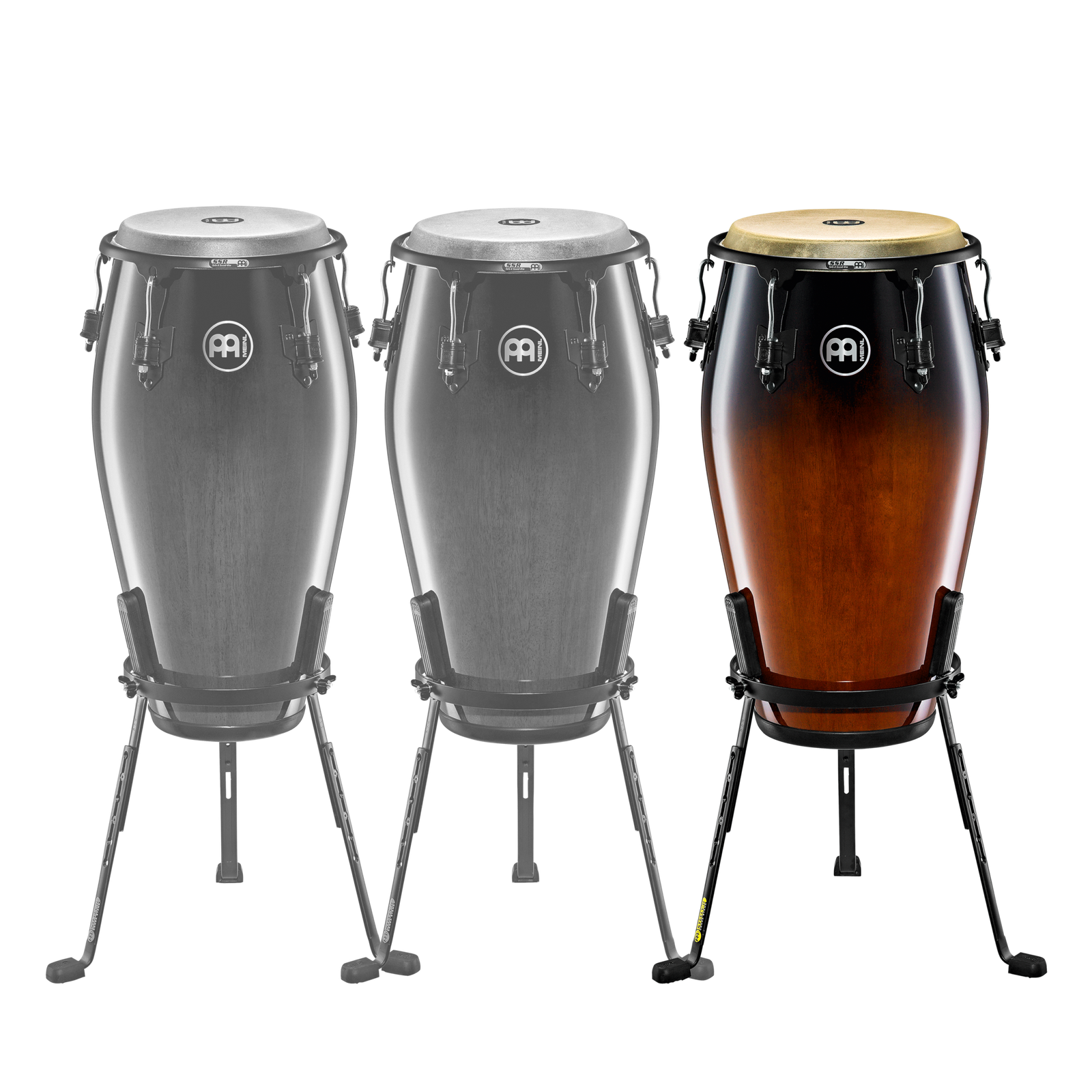 TUMBA 12 1/2" MARATHON CLASSIC SERIES CON SOPORTE COLOR COFFEE BURST MEINL MCC1212CB MCC1212CB