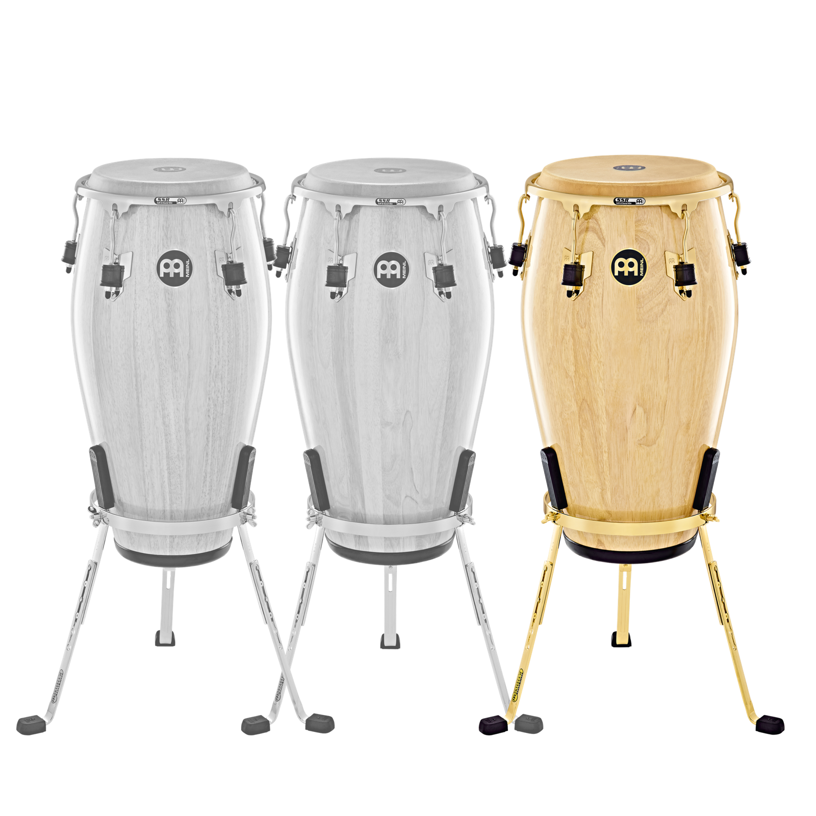 TUMBA 12 1/2" MARATHON EXCLUSIVE SERIES HARWARE Y SOPORTE DORADO MEINL MEC1212NTG MEC1212NTG