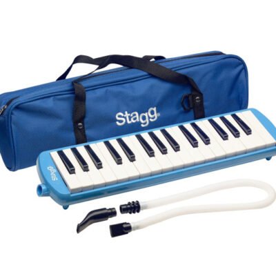 Melodica Stagg 32 Notas Con Estuche-Color Azul Melosta32Bl