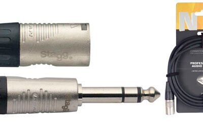Cable Stagg Canon Macho-Plug Stereo 6Mts Nac6Psxmr