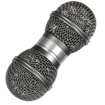 Mic Shaker Gon Bops Black Plastic Balls Pshm1