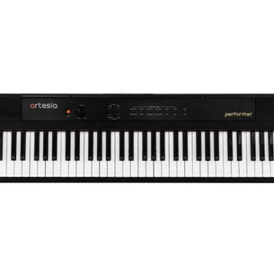 Piano Electrico Artesia Teclas Semipesadas Color Negro Performerbk