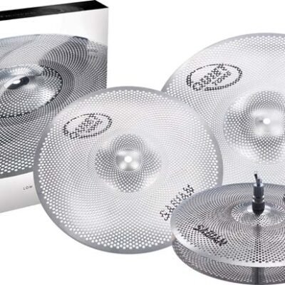 Set Sabian De Practica Quiet Tone Low Volume 13" 14" 18" Qtpc502
