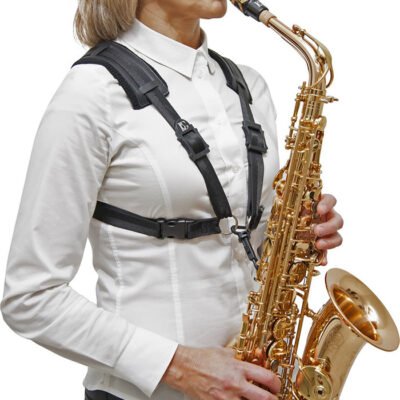 Arnes Bg Saxo Alto-Tenor-Baritono Confort Con Gancho Plastico Snap-Large Mujer S41Csh