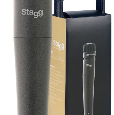Microfono Stagg Dinamico Cardioide Profesional Para Instrumentos Con Cable 5 Mts-Estuche Sdm70