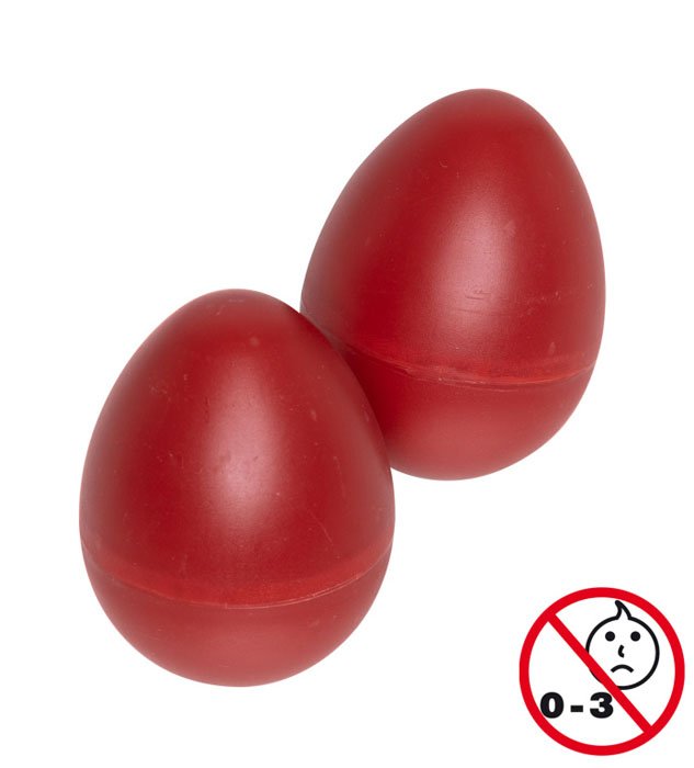 Par De Huevos Ritmicos Stagg En Blister-20 Gramos-Color Rojo Seg2Rd