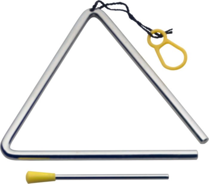 TRIANGULO STAGG 8" EN BLISTER CON GOLPEADOR STTRI8