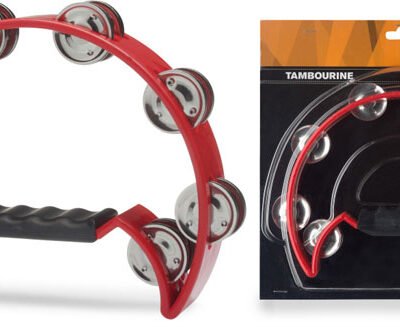 Aro De Percusion Stagg En Blister-16 Sonajas-Color Rojo Tab2Rd