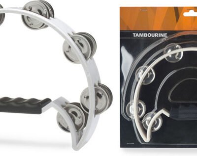 Aro De Percusion Stagg En Blister-16 Sonajas-Color Blanco Tab2Wh