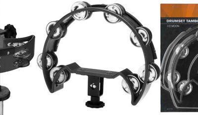 Aro De Percusion Stagg Para Hihat En Blister-16 Sonajas-Color Negro Tabdbk