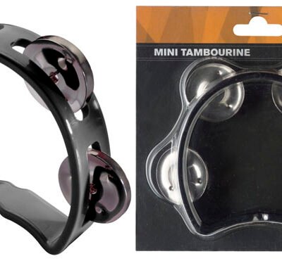 Aro De Percusion Stagg En Blister-4 Sonajas-Color Negro Tabminibk