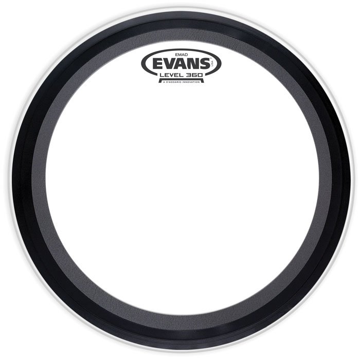 PARCHE EVANS 16" EMAD CAPA SIMPLE PARA BOMBO BD16EMAD