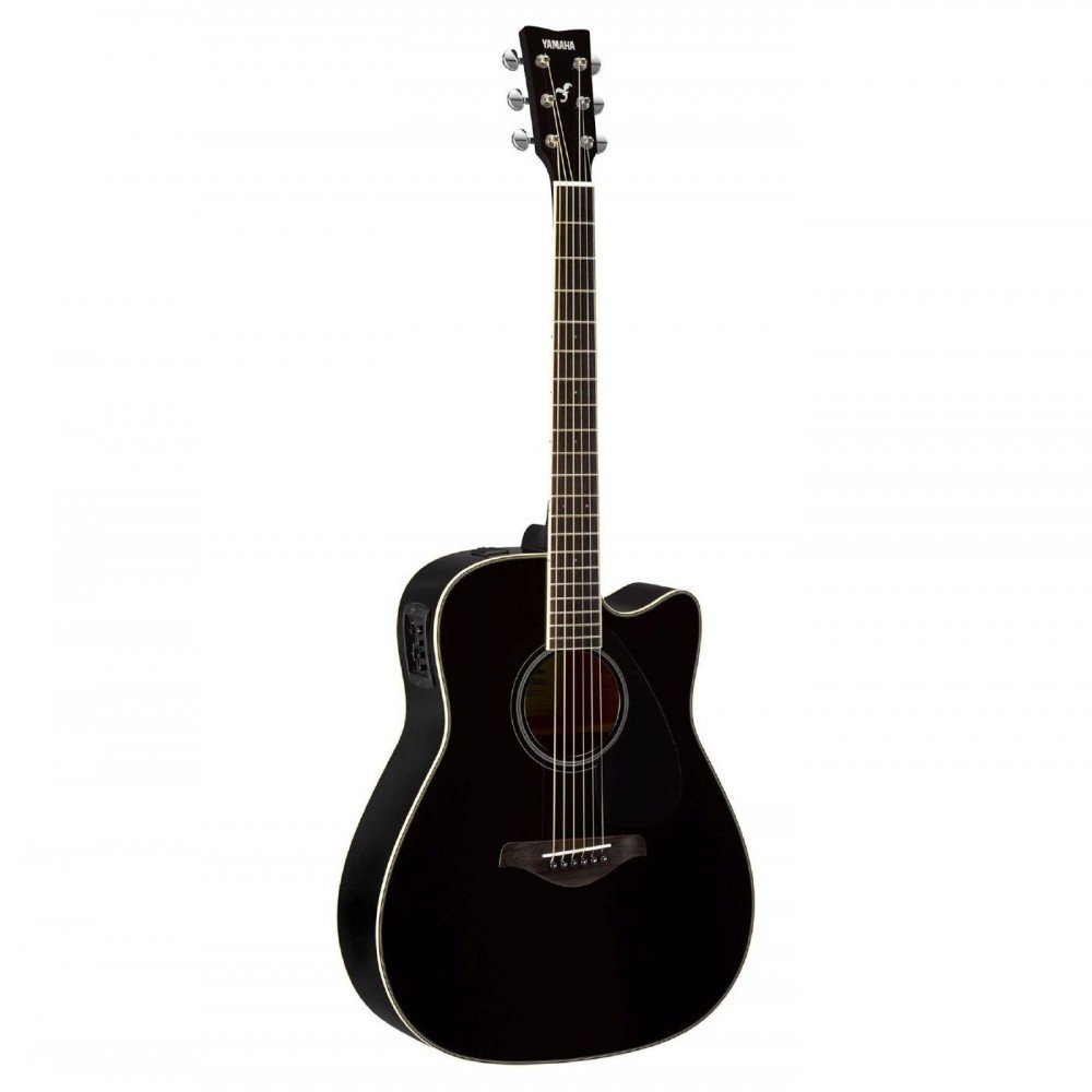 Yamaha Fgx820Cbl Guitarra Electroacustica Negra Fgx820Cbl