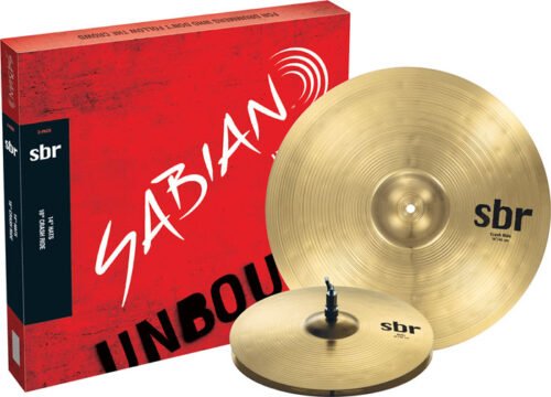 SET SABIAN SBR TWO PACK INCLUYE HIHAT 14" - CRASH 18"