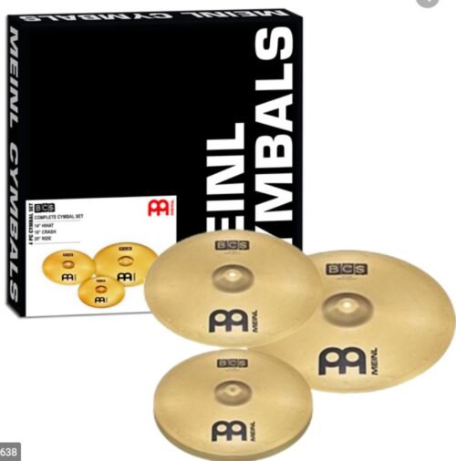 Platillo 14"Hihat, 16"Crash, 20"Ride BCS Series MEINL BCS141620