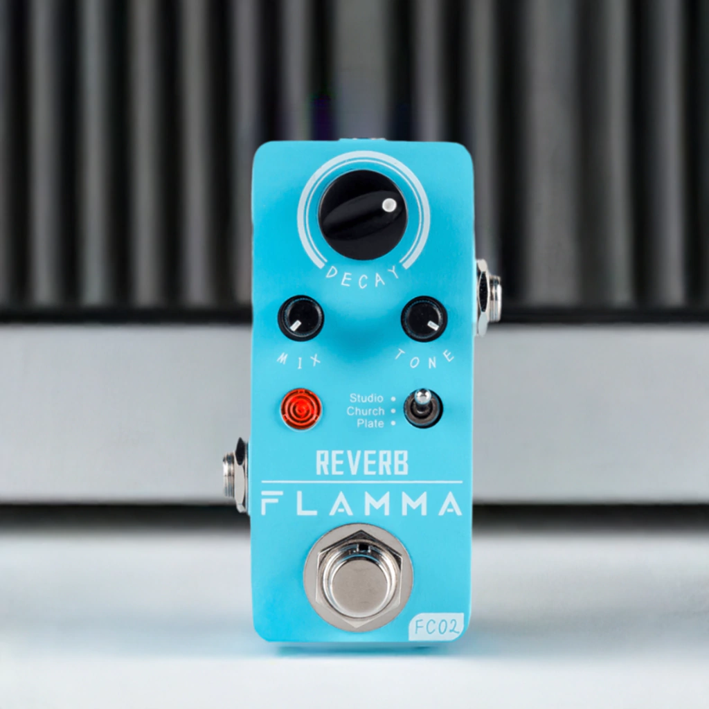Pedal Mini Para Guitarra Eléctrica Reverb Flamma Fc02