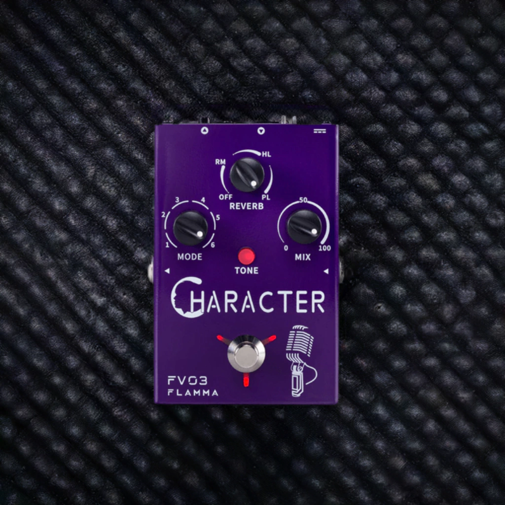 Pedal De Efecto Para Voz Flamma Fv03 Character Modulador Deformador