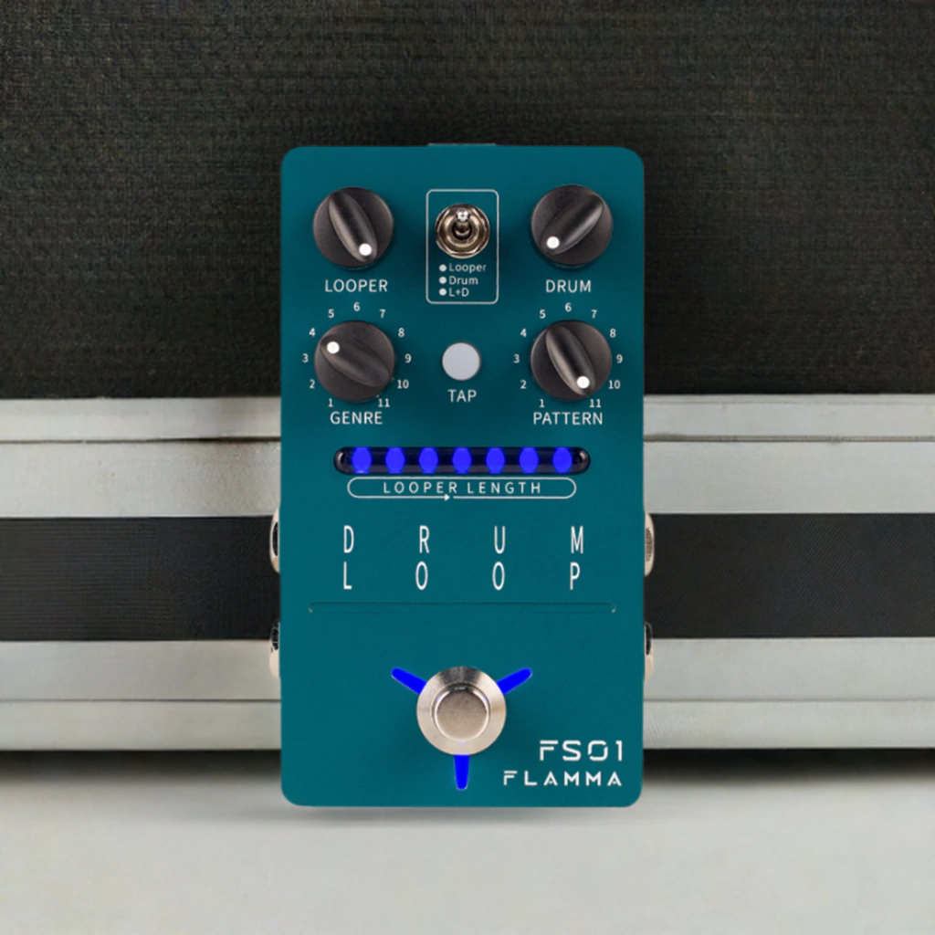 Pedal De Ritmos Y Loop Flamma Fs01 Drum Loop