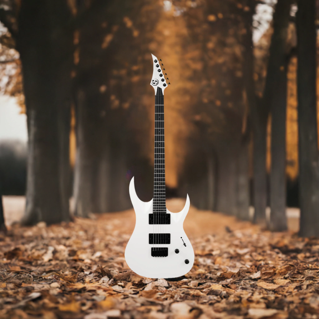 Guitarra Electrica S By Solar Ab4.6W-E White Matte