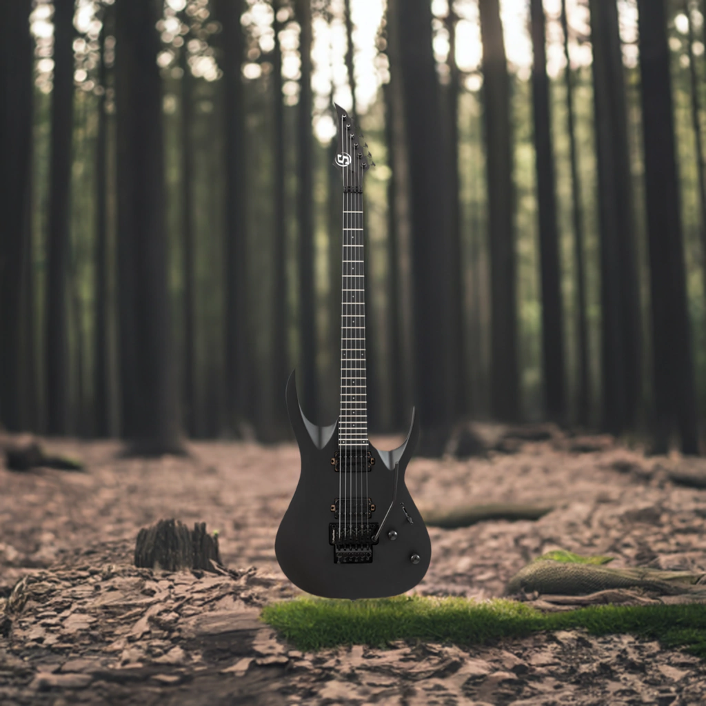 Guitarra Electrica S By Solar Ab4.6Frc-E Carbon Black Matte Floyd Rose