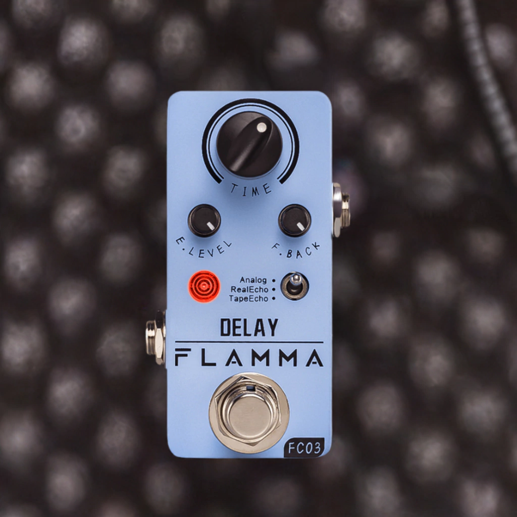 Pedal Mini Delay De Guitarra Eléctrica Flamma Fc03