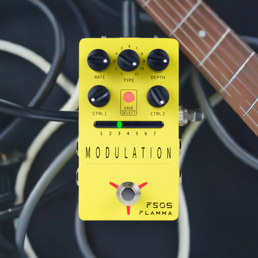 Pedal Para Guitarra Eléctrica Modulación Flamma Fs05